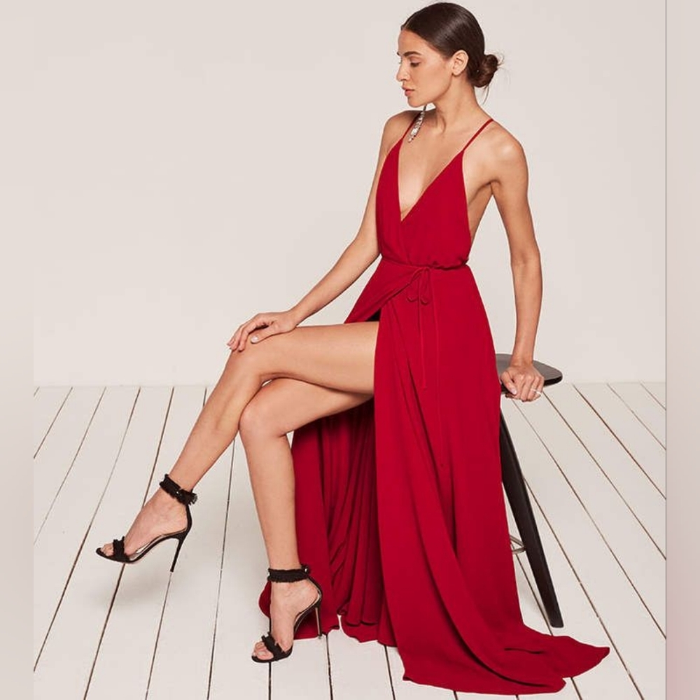 Calla Lily Reformation dress